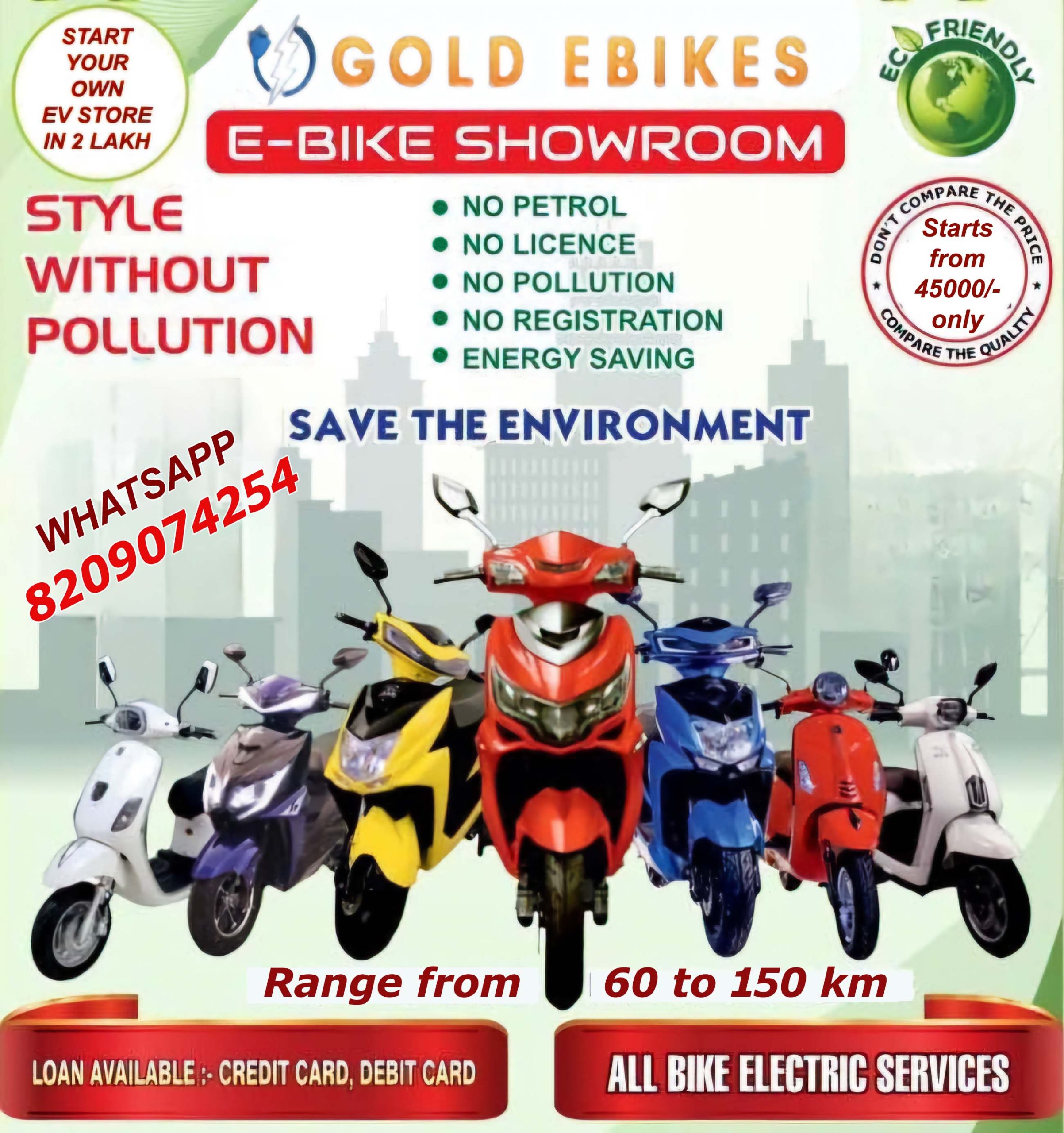 GOLD EV Bike Dealership